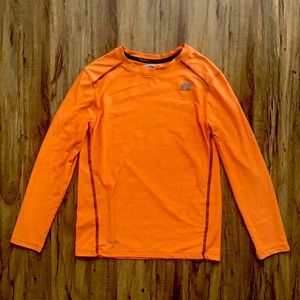 Russell Kids/Boy Orange Tee Shirt Long Sleeve - Size S(6-7)